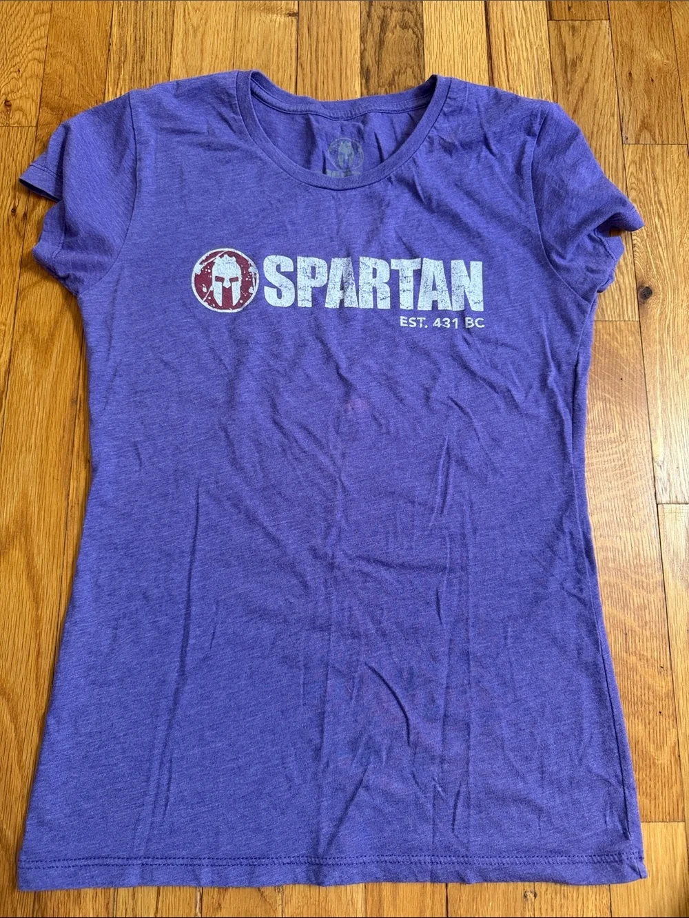 Spartan Race Women's light Purple Graphic Tee